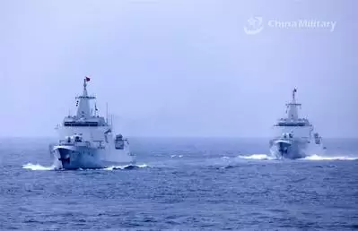 China, Russia Kick Off Live-Fire Naval Exercises in China Sea