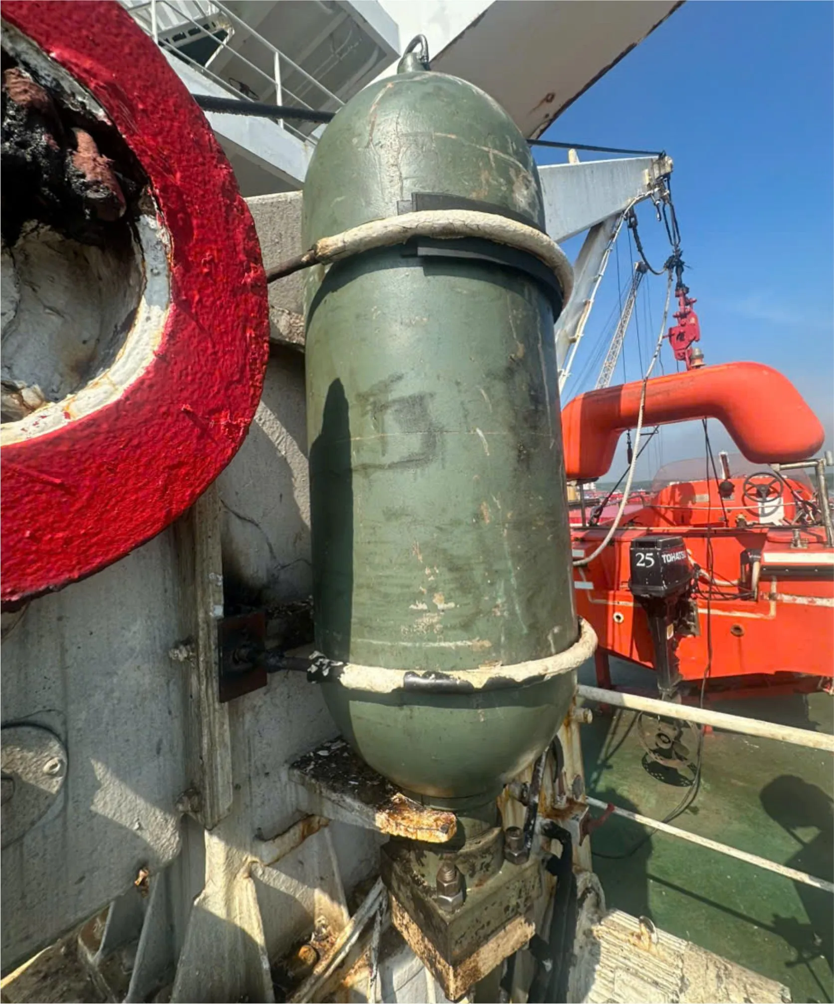 FOR RESCUE BOAT DAVIT